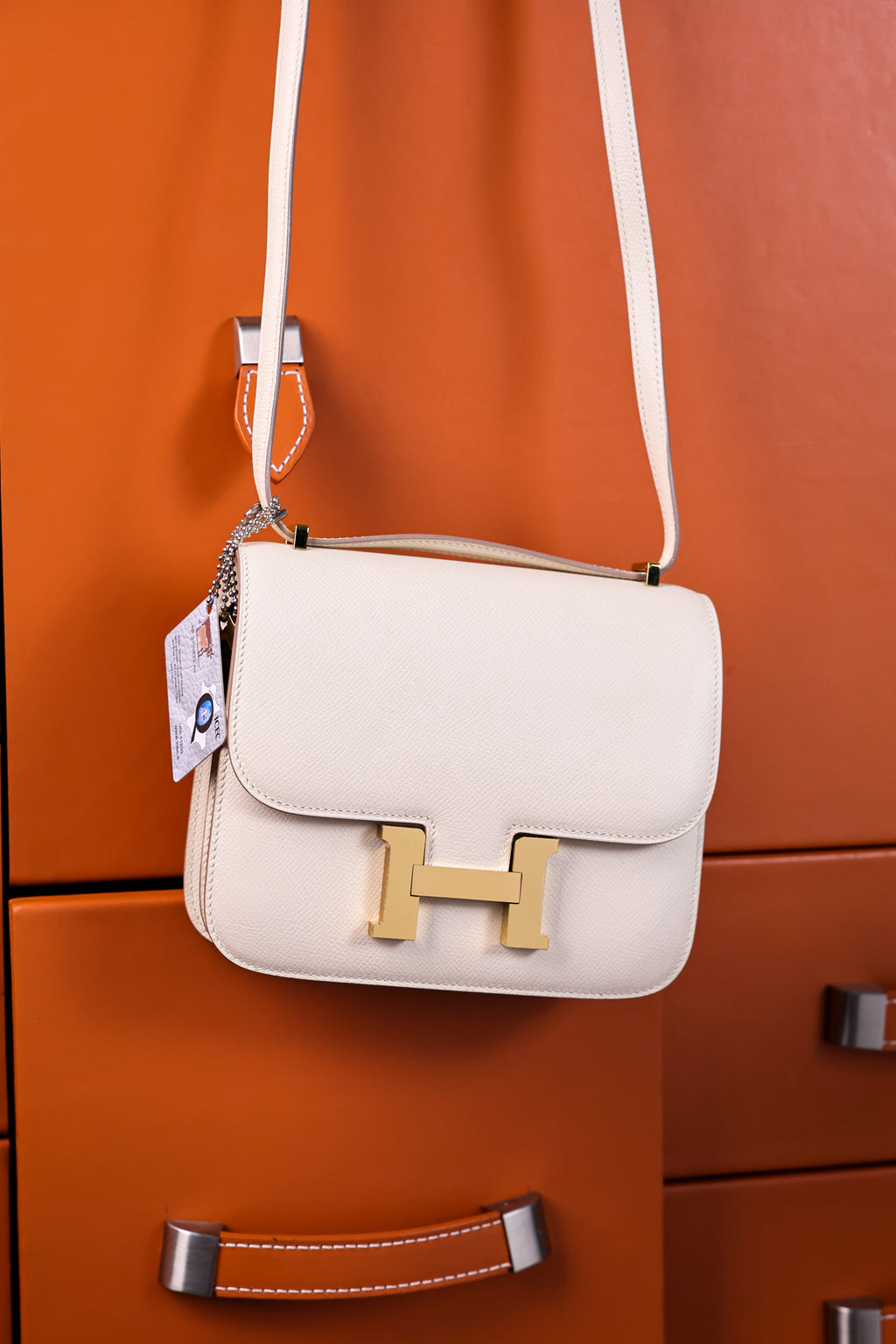 Constance- All Handmade Golden / Sliver Craie  The ep leather