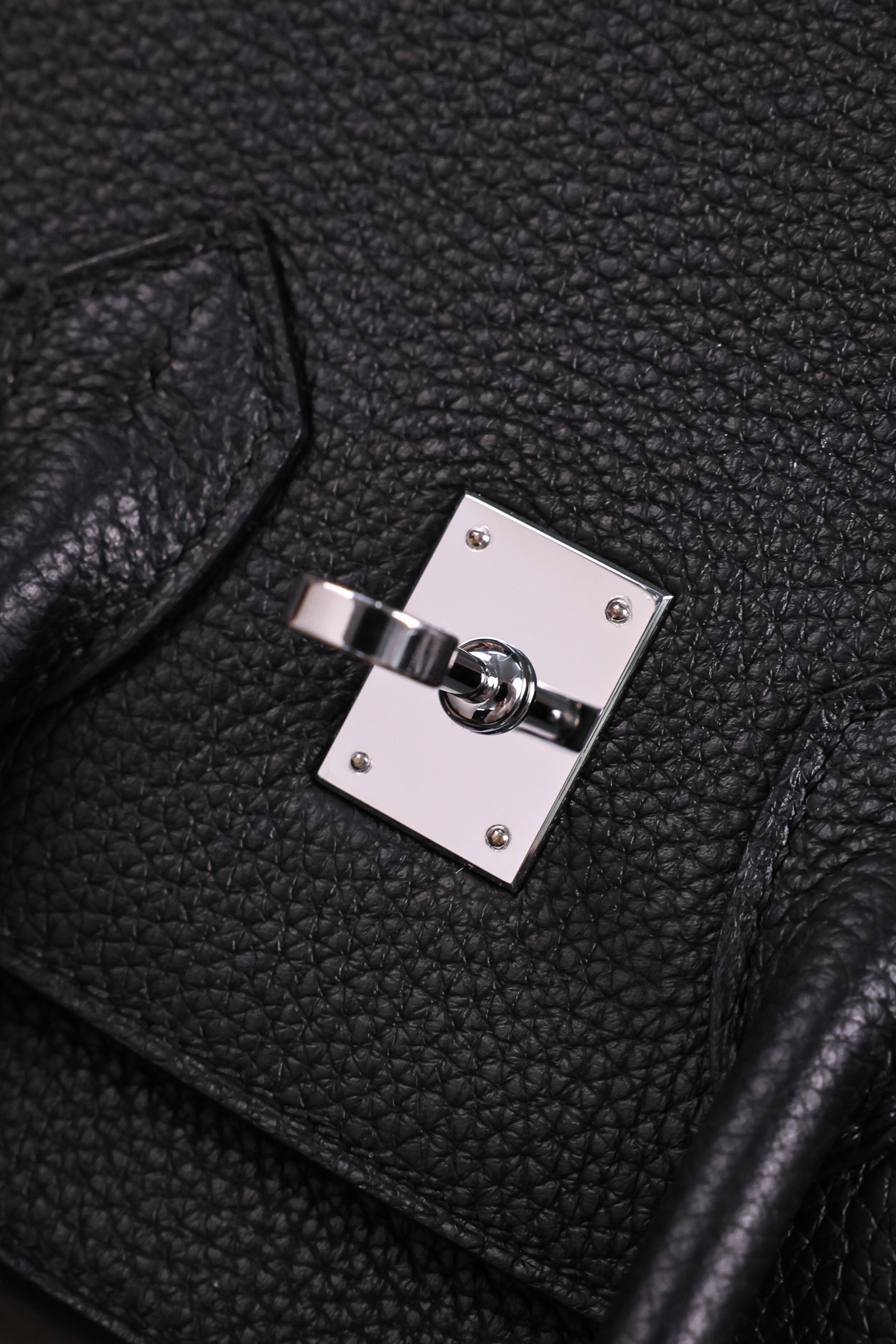 Birkin- All Handmade Golden / Sliver  Noir  togo leather