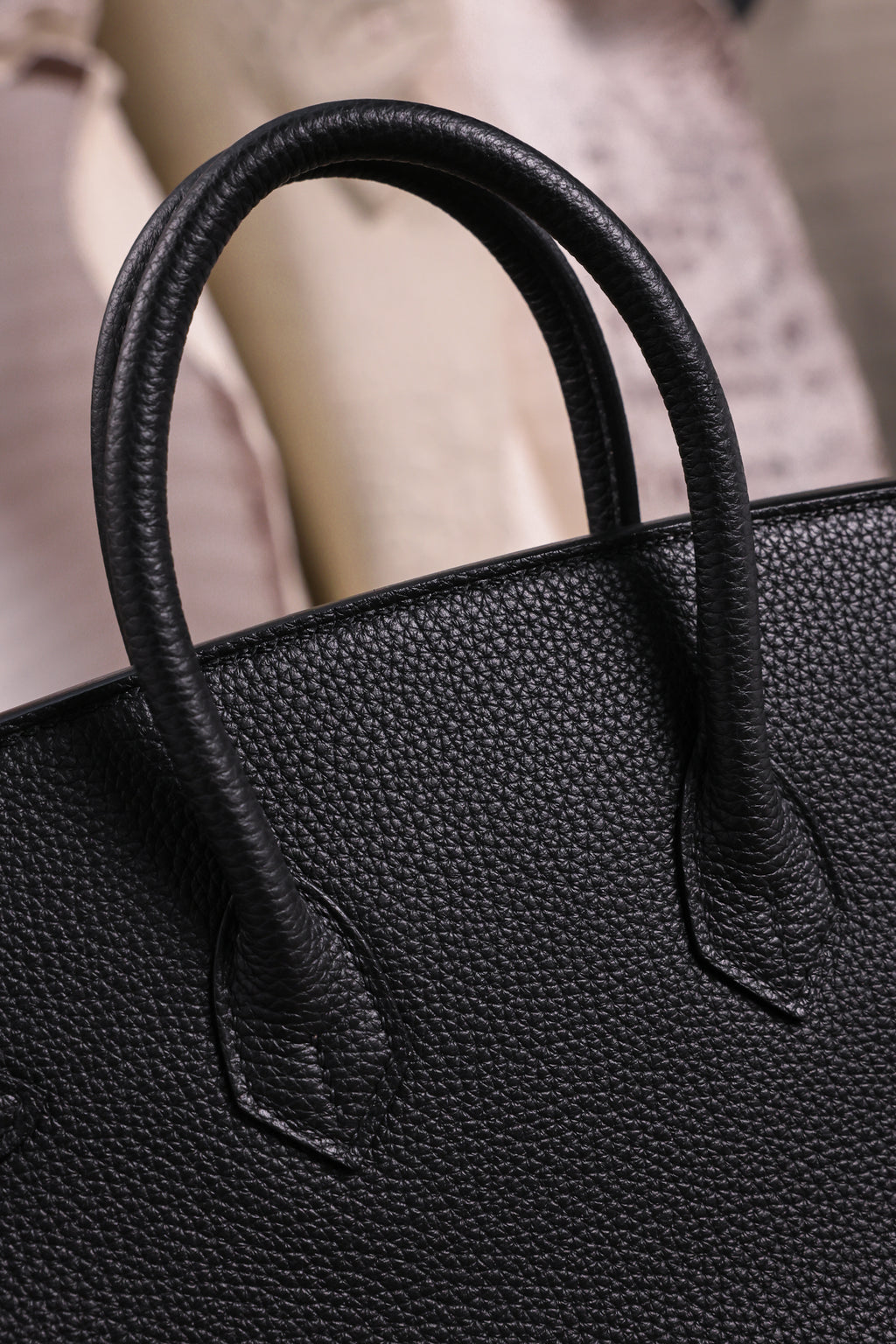 Birkin- All Handmade Golden / Sliver  Noir  togo leather