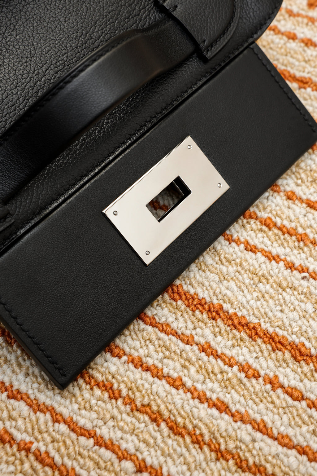 2424- All Handmade Golden / Sliver Hardware Noir  TC eather