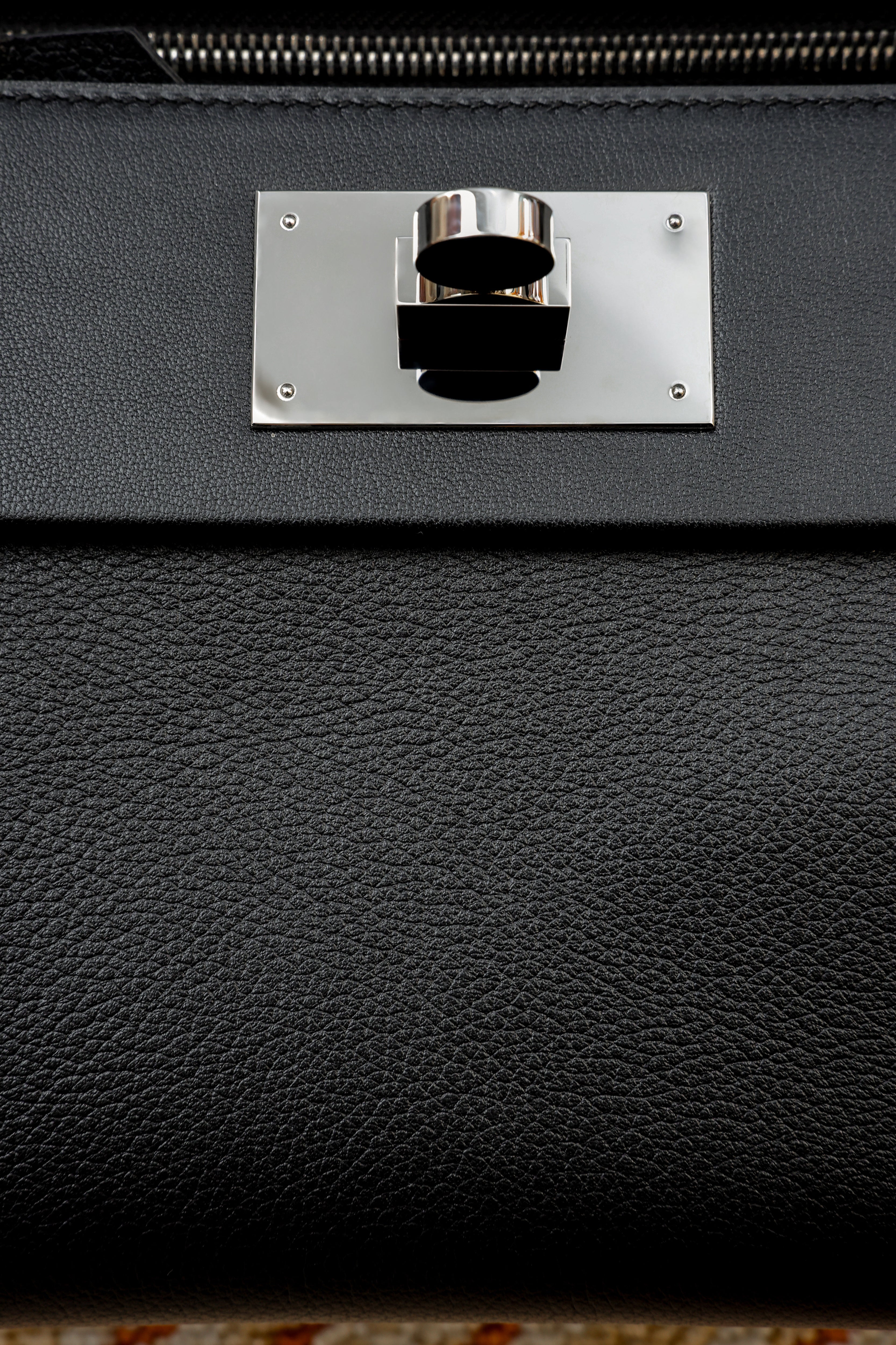 2424- All Handmade Golden / Sliver Hardware Noir  TC eather