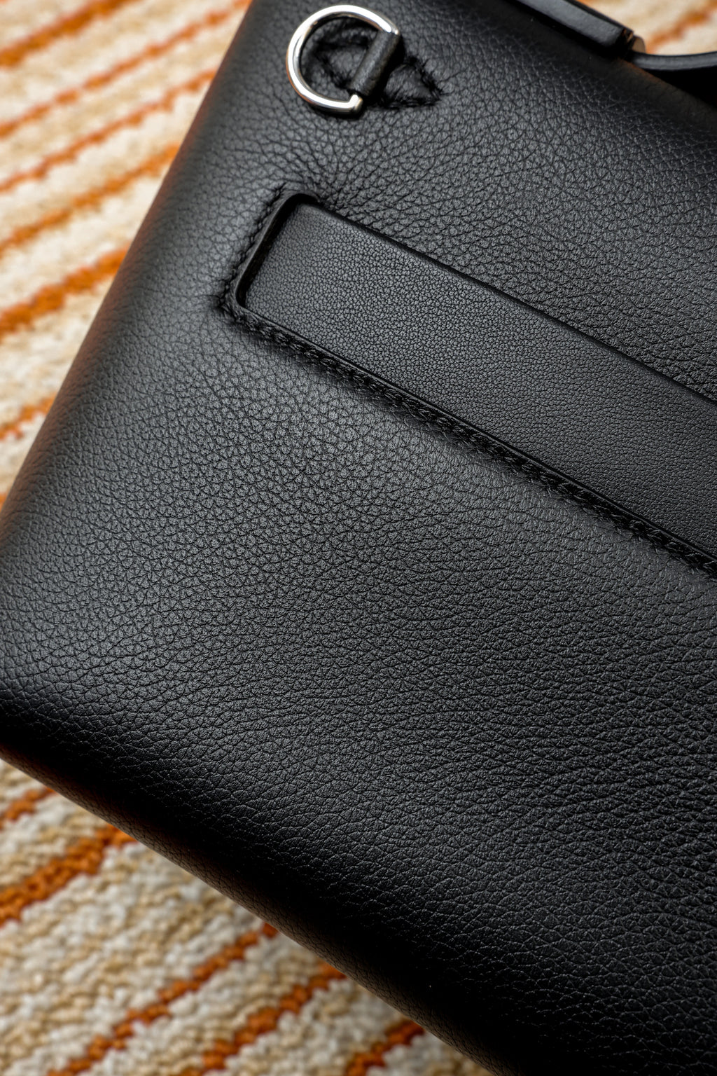 2424- All Handmade Golden / Sliver Hardware Noir  TC eather