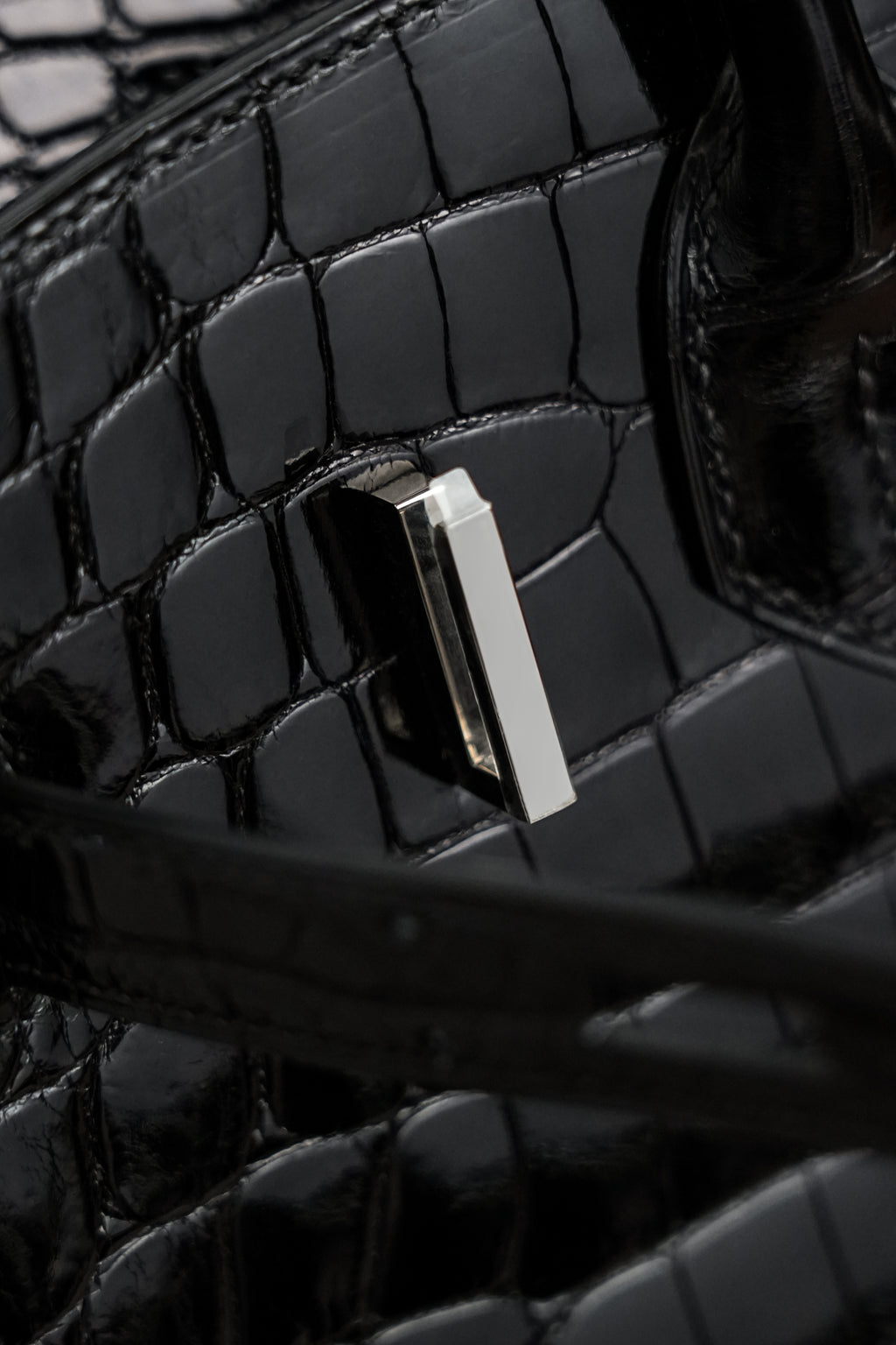 BK-2024 All Handmade Golden / Sliver Hardware Nior Bright surface Nile crocodile leather