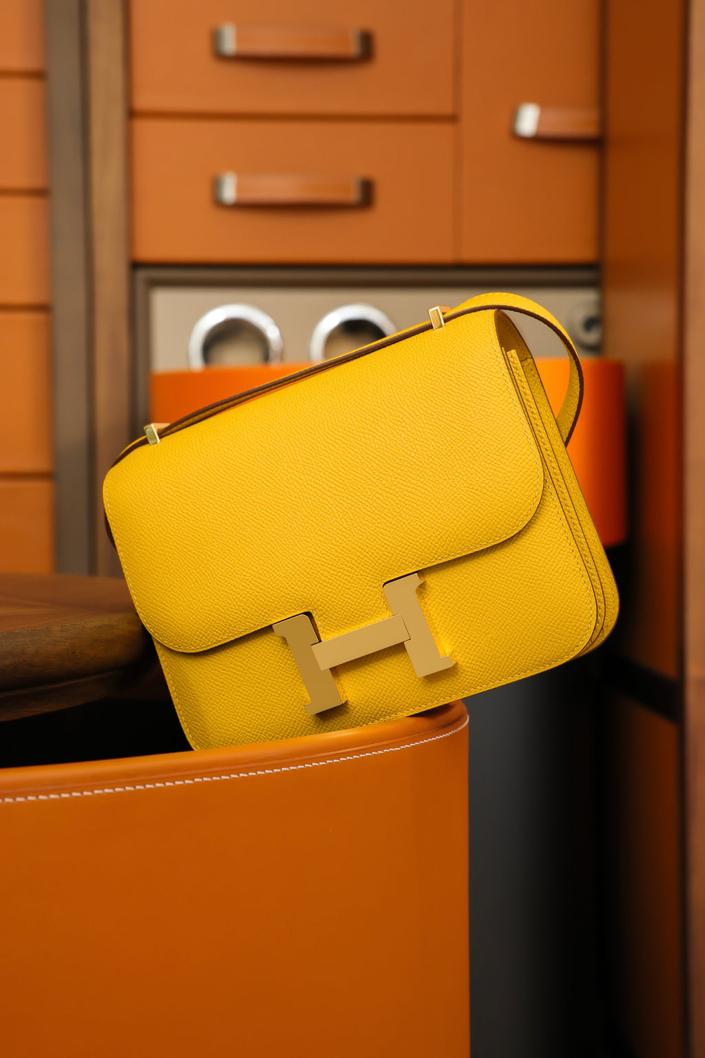 Constance- All Handmade Golden / Sliver Hardware Miel Ep eather