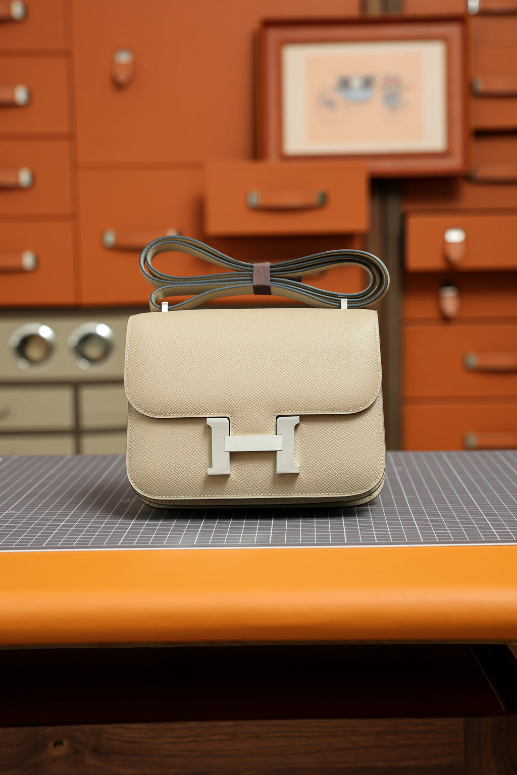 Constance- All Handmade Golden / Sliver Hardware Trench Ep eather