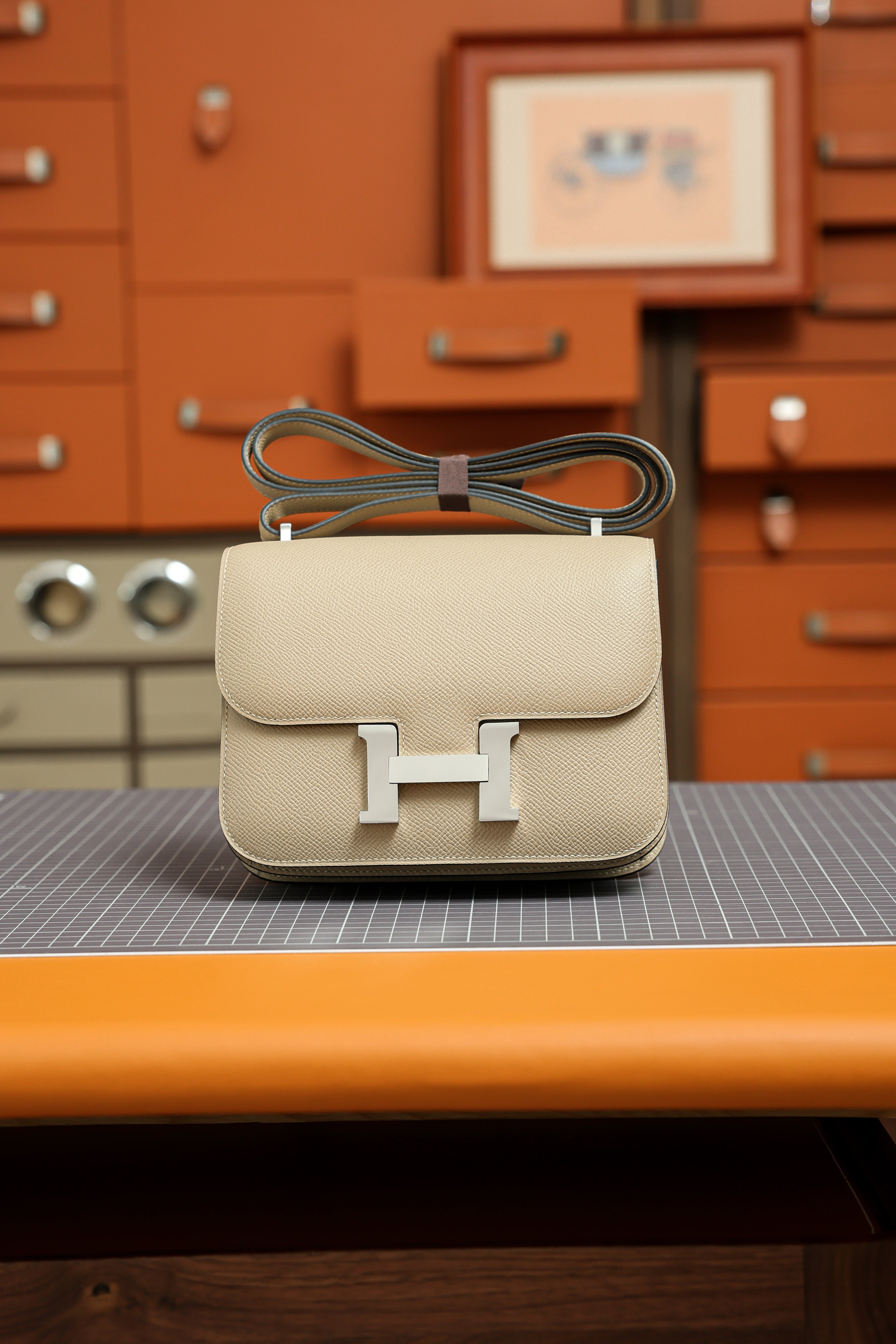 Constance- All Handmade Golden / Sliver Hardware Trench Ep eather