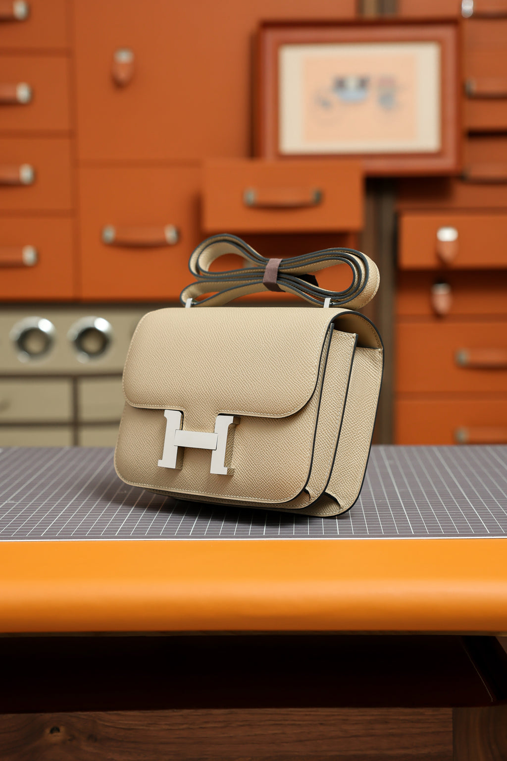 Constance- All Handmade Golden / Sliver Hardware Trench Ep eather