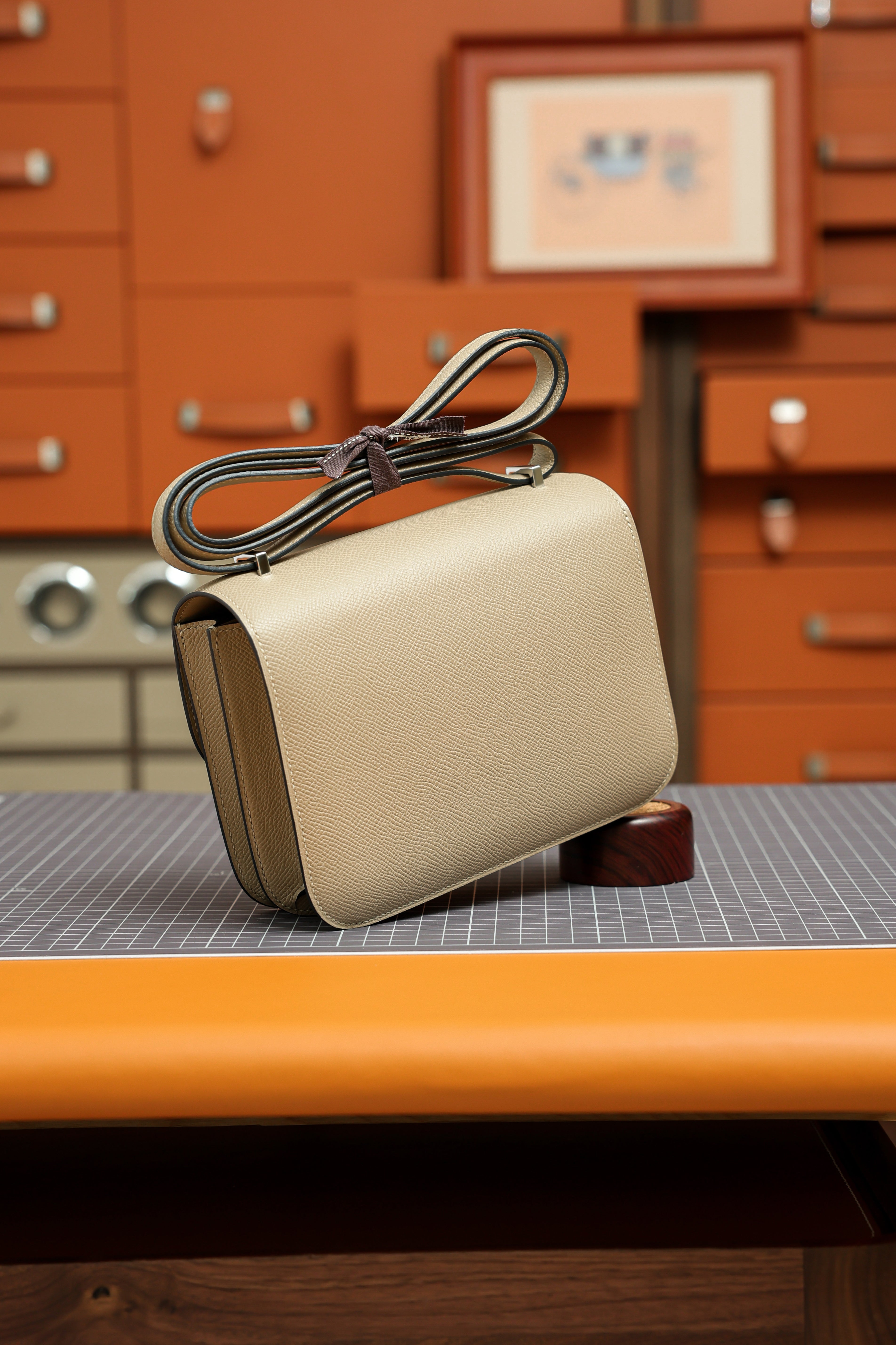 Constance- All Handmade Golden / Sliver Hardware Trench Ep eather