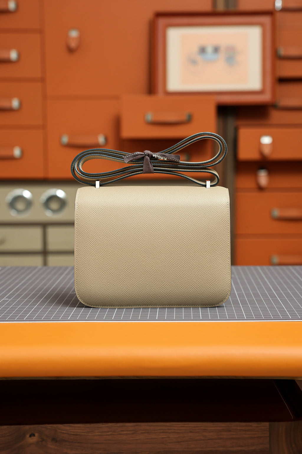 Constance- All Handmade Golden / Sliver Hardware Trench Ep eather