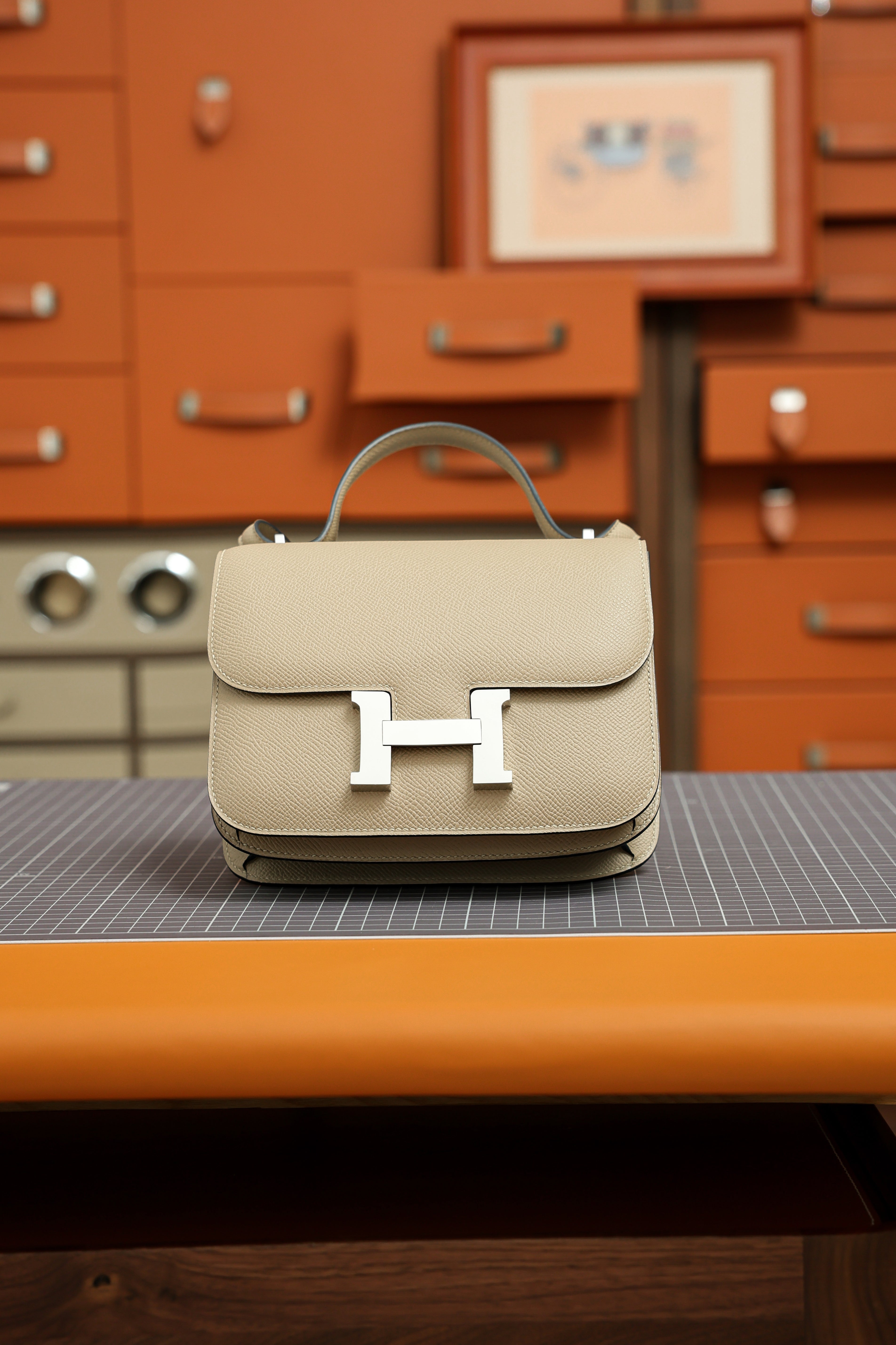 Constance- All Handmade Golden / Sliver Hardware Trench Ep eather