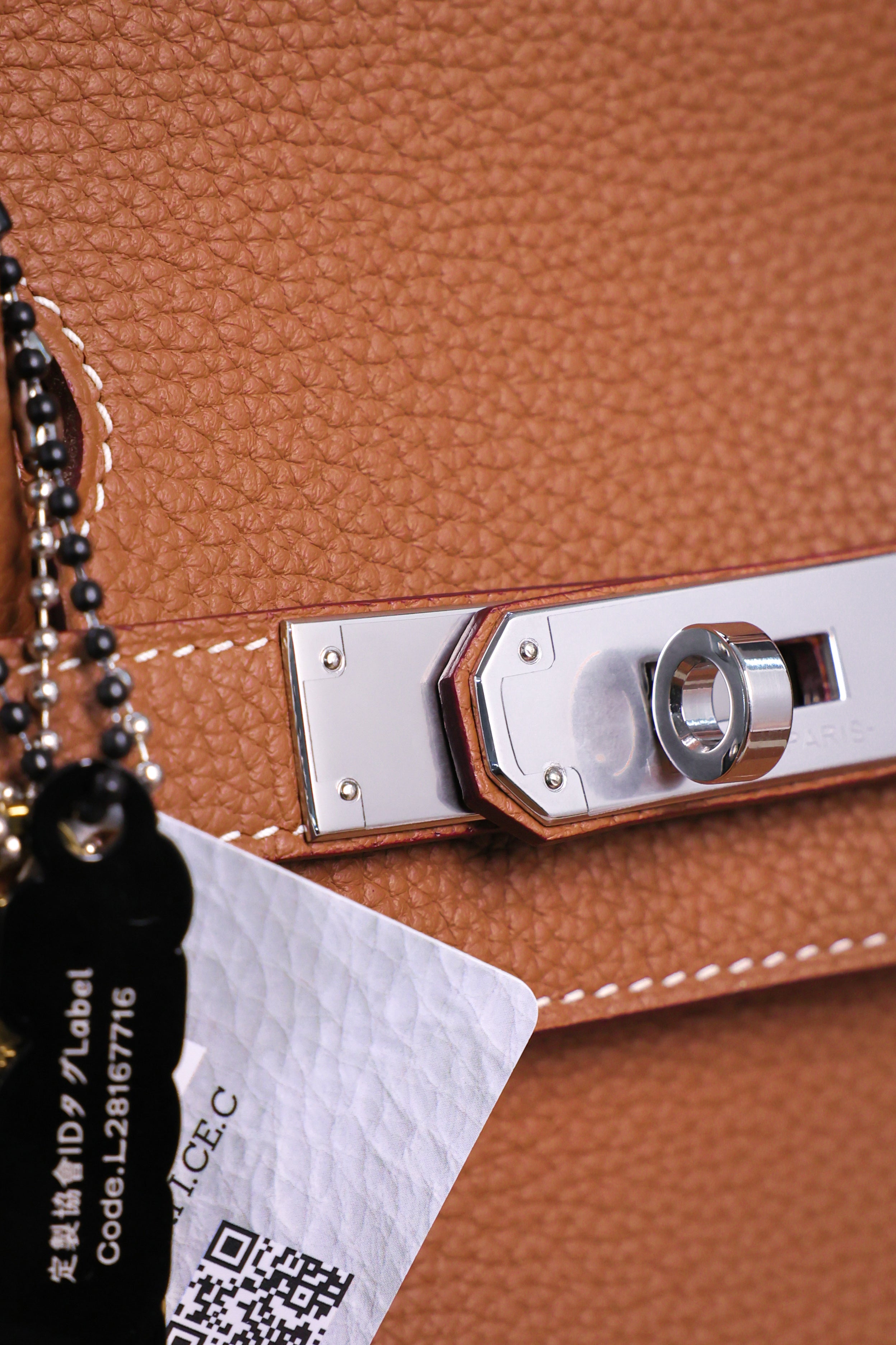 Birkin- All Handmade Golden / Sliver Golden brown togo leather